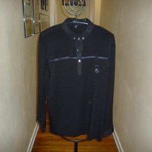 VALENCIA ORIGINAL COLLECTION MEN GOLF SHIRT SZ LARGE NW LONG SLEEVE